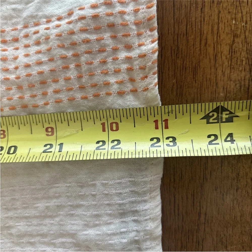 THML Anthropologie Boho Tank Top Embroidered Sz L Tassel Halter Gauze Sleeveless - Picture 10 of 14